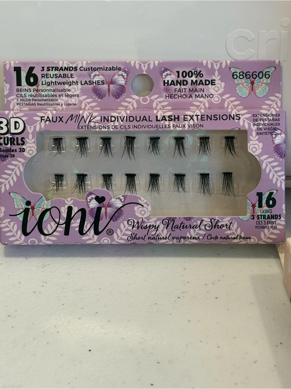 ioni Shea Butter Lipstick & Lip Plumper Gloss Set with Eyelashes